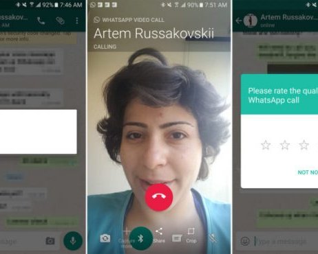 В WhatsApp для Android появились видеозвонки
