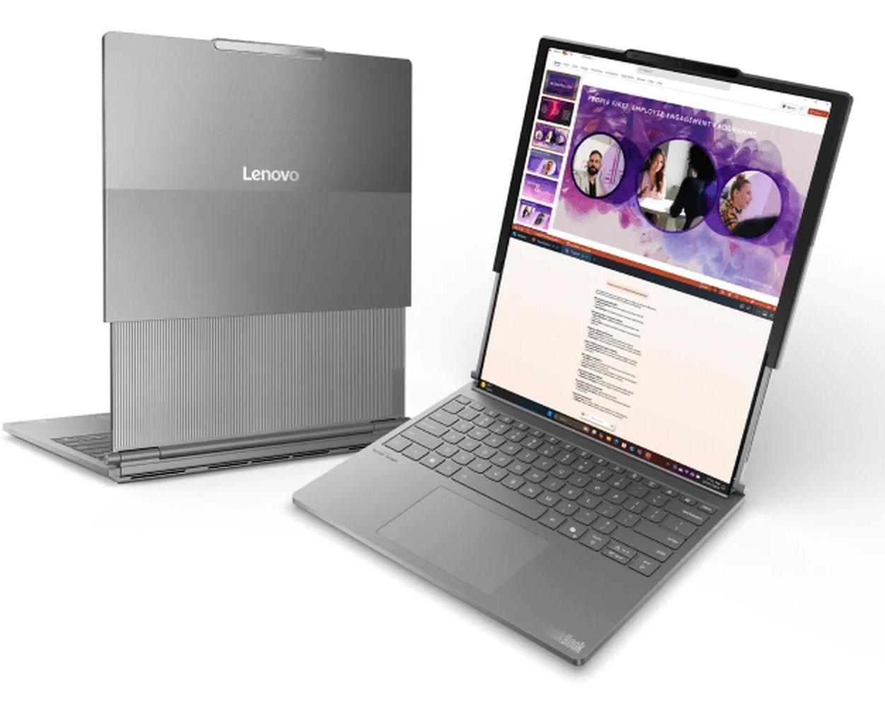 Lenovo готовится выпустить ноутбук с «вырастающим» экраном